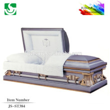 purple metal casket wholesale
